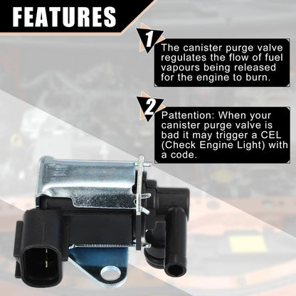 Canister Purge Solenoid Valve for Honda Civic, CR-V & Acura RSX (2001-2006)