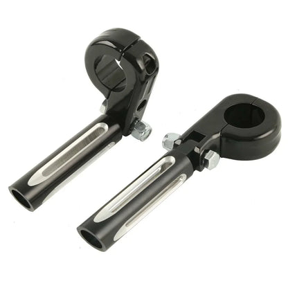 1 1/4 32mm Highway Bar Engine Guard Footpeg Mount for Harley Touring Black