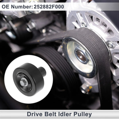 Drive Belt Idler Pulley for Hyundai Santa Fe (2010-2020) 1 x Pulley