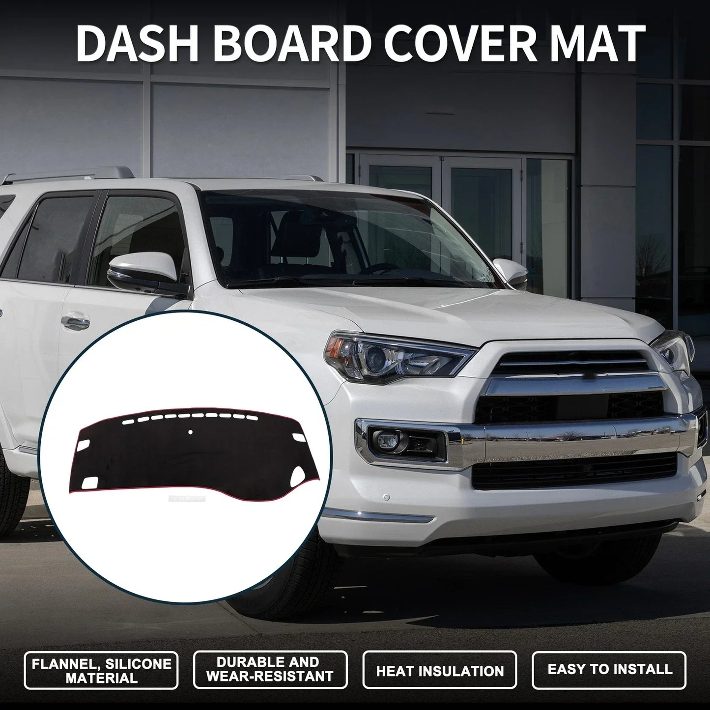 Dashboard Dash Cover Mat for Honda Odyssey RC1 RC2 Sun Protector (2018-2023)
