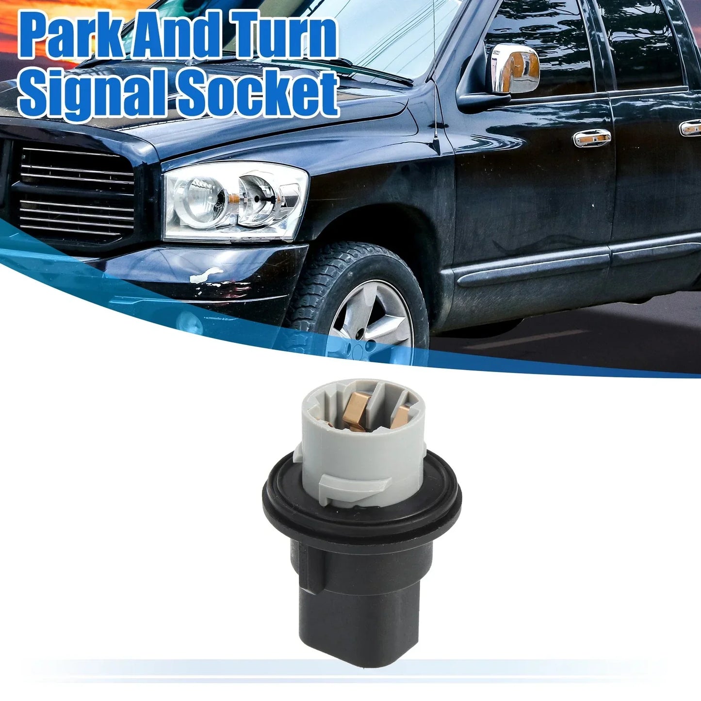 Park & Turn Signal Socket Light Bulb Base for Dodge Ram (2002-2008)