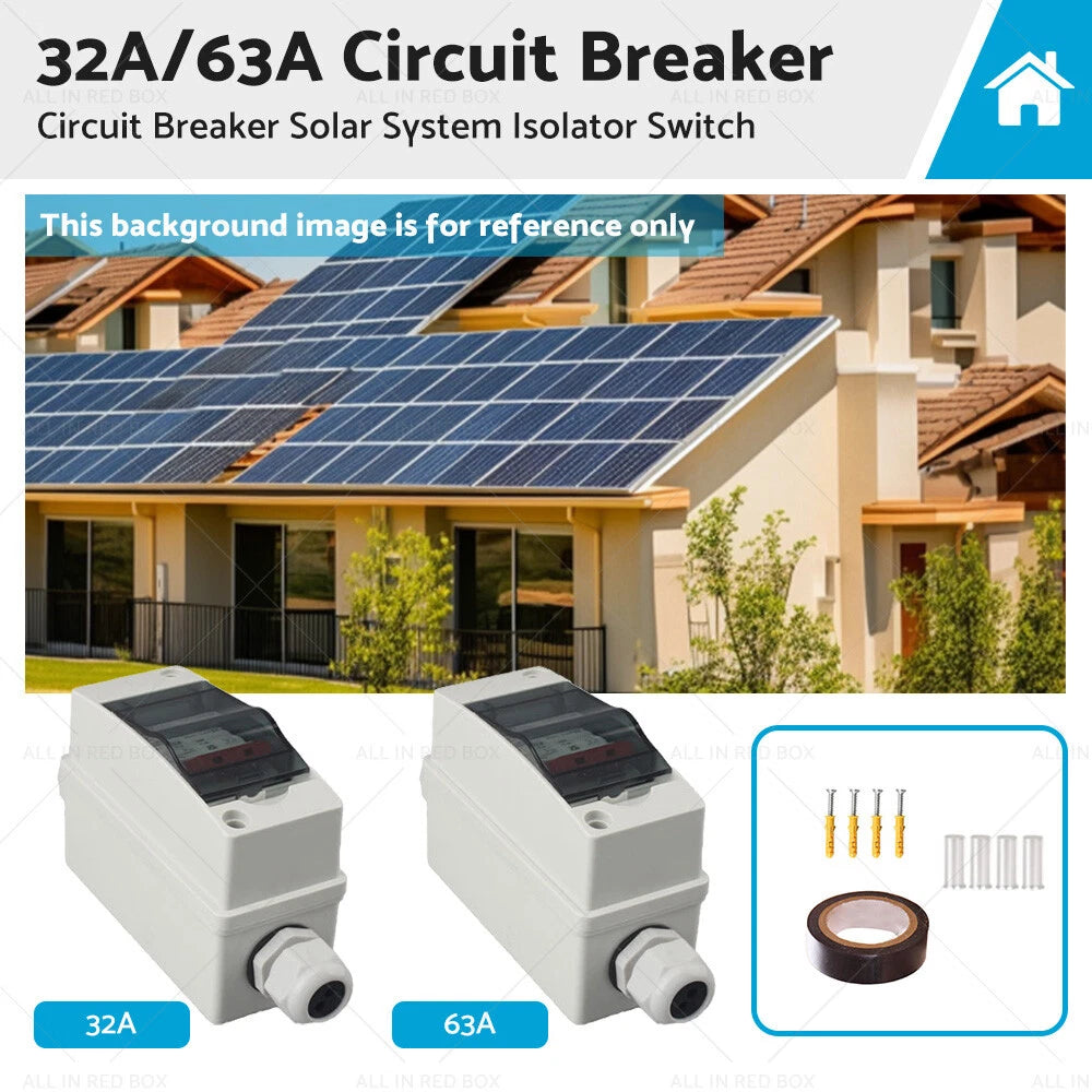 32A/63A PV Disconnect Box DC500V Circuit Breaker for Solar System