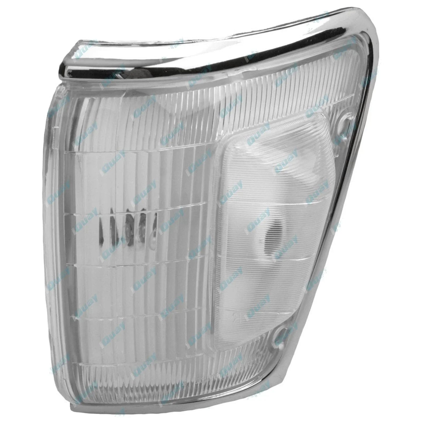 LH Chrome Corner Indicator Light w/Clear Hump for Toyota Hilux 4WD 94-97 Left
