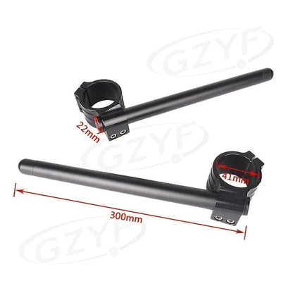 22mm & 7/8" Clips on Handle Bar with Adjustable Clamps for 41MM Fork Tube