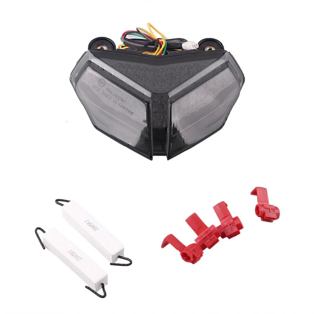 Smoke Motorcycle Tail Light Turn Signal for DUCATI 1098 R S (2007-2010)