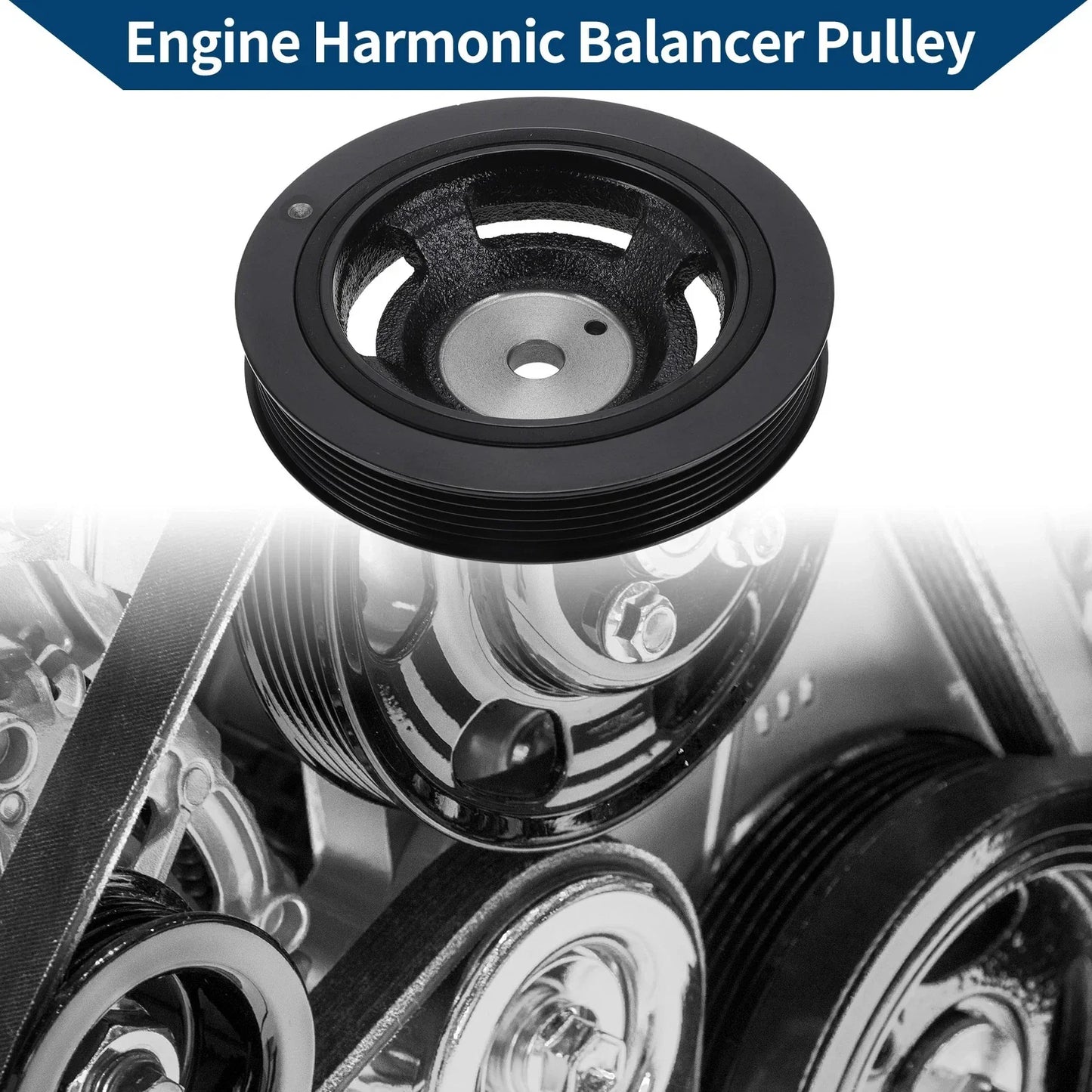 Harmonic Balancer Crank Pulley for Hyundai Santa (2010-2012)
