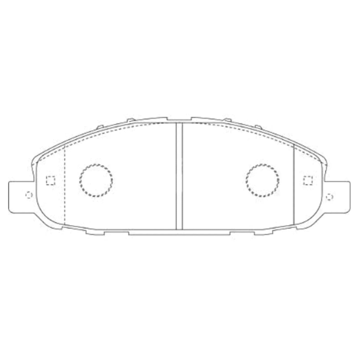 Bosch Front Disc Brake Pad Set for Nissan Caravan E25 2001~12 3.0L Turbo Diesel