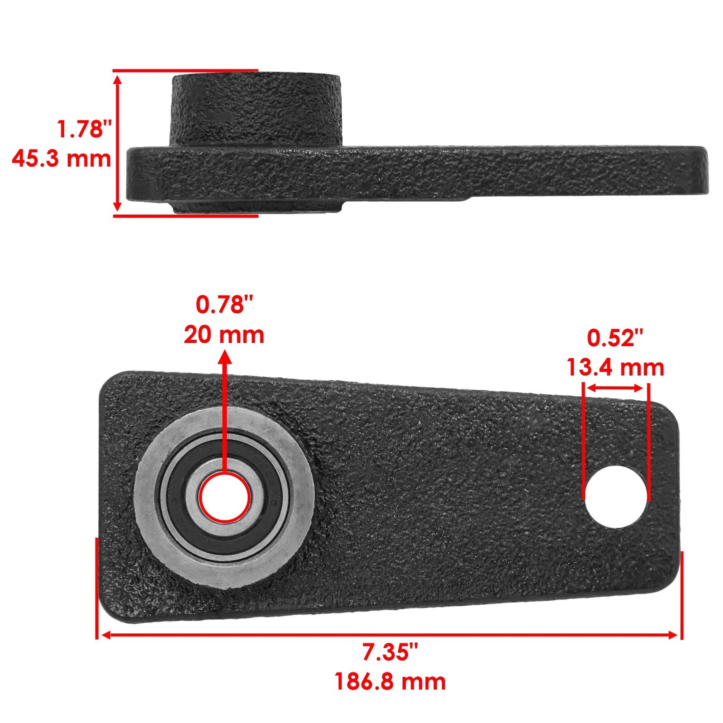 Deck Pulley Tensioner Arm Replacement for John Deere X320 X340 48 inch (2006–2018)