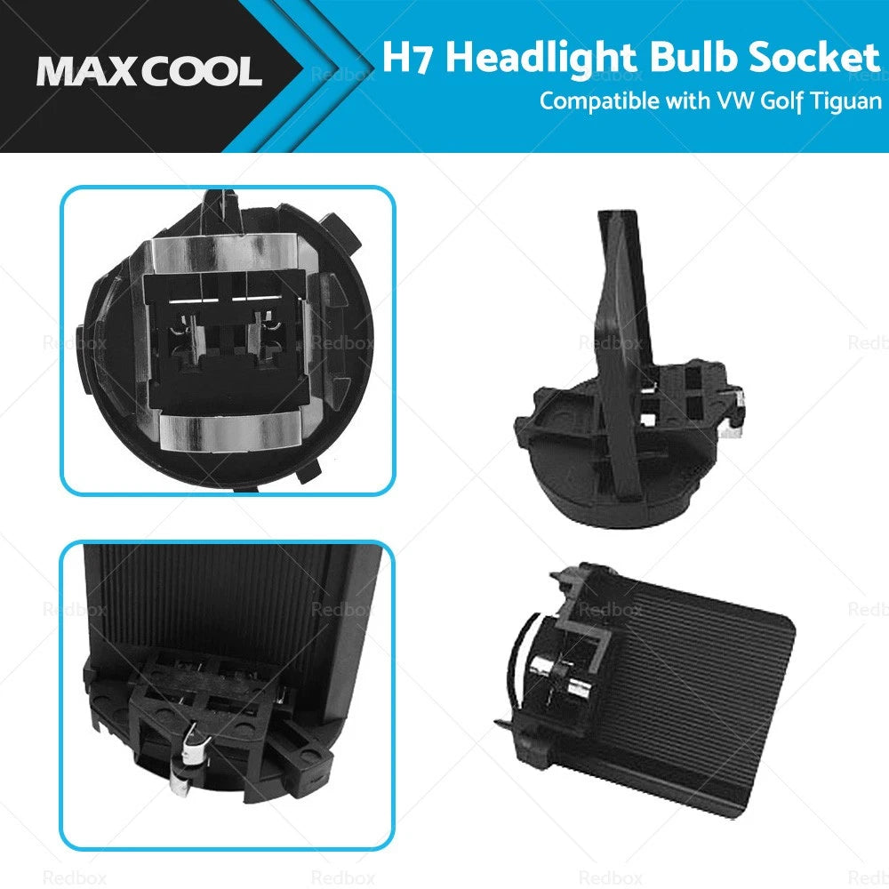 H7 Headlight Bulb Socket Retainer for VW Golf, Tiguan (2006-2023)