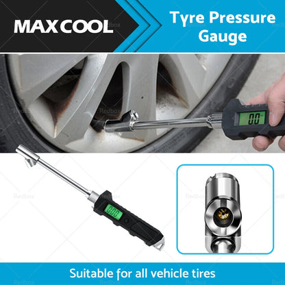 Digital Tire Pressure Gauge for Car, Bike, Truck - 30 PSI