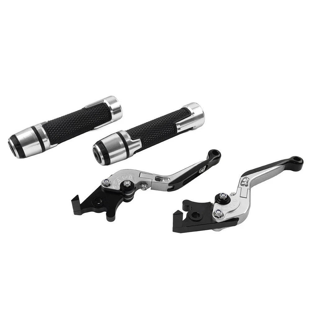 Folding Extendable Brake Clutch Levers & Handlebar Grips for BMW C650GT C600