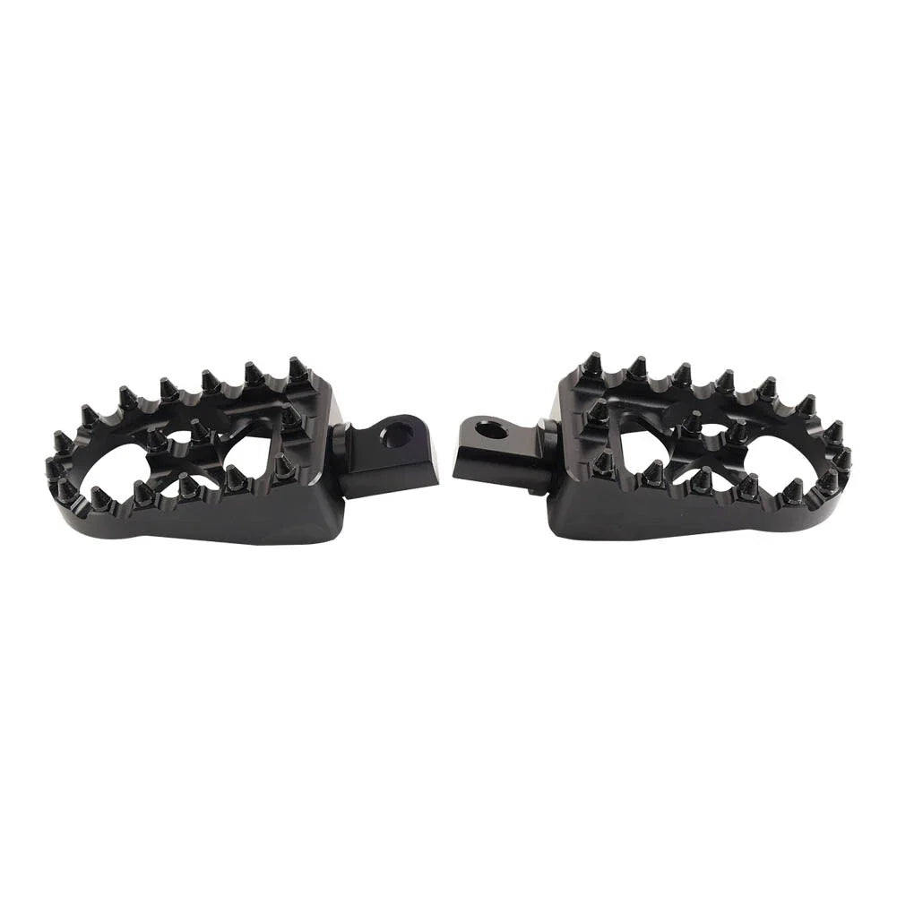 CNC Wide Fat Foot Pegs for Harley Dyna, Sportster, Fatboy