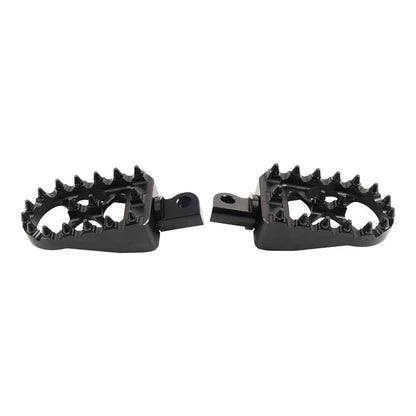 CNC Wide Fat Foot Pegs for Harley Dyna, Sportster, Fatboy