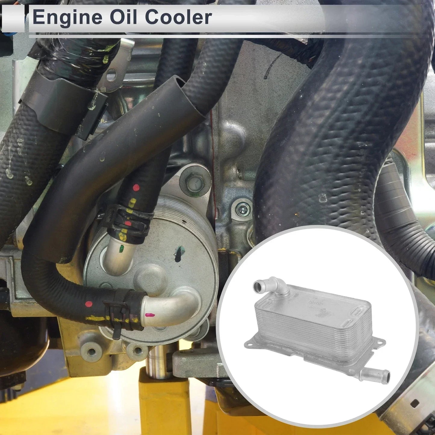 Engine Oil Cooler for Mercedes-Benz CLA250 (2014-2023) - 1 Set