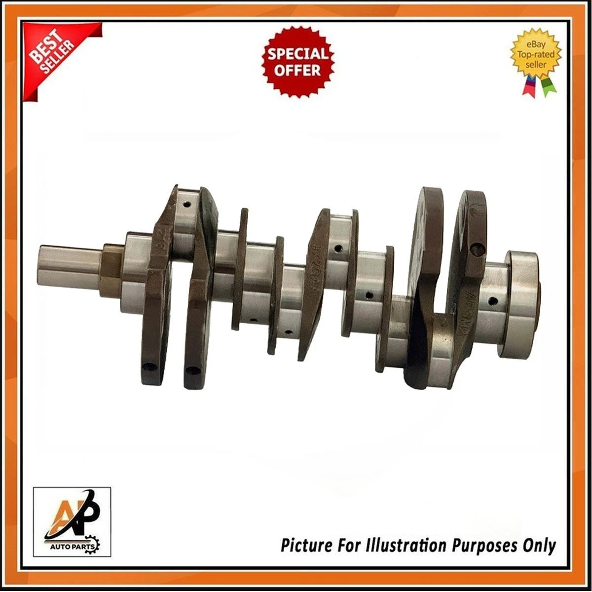 Crankshaft With Bearings Replacement for Land Rover Discovery (2005–2009)