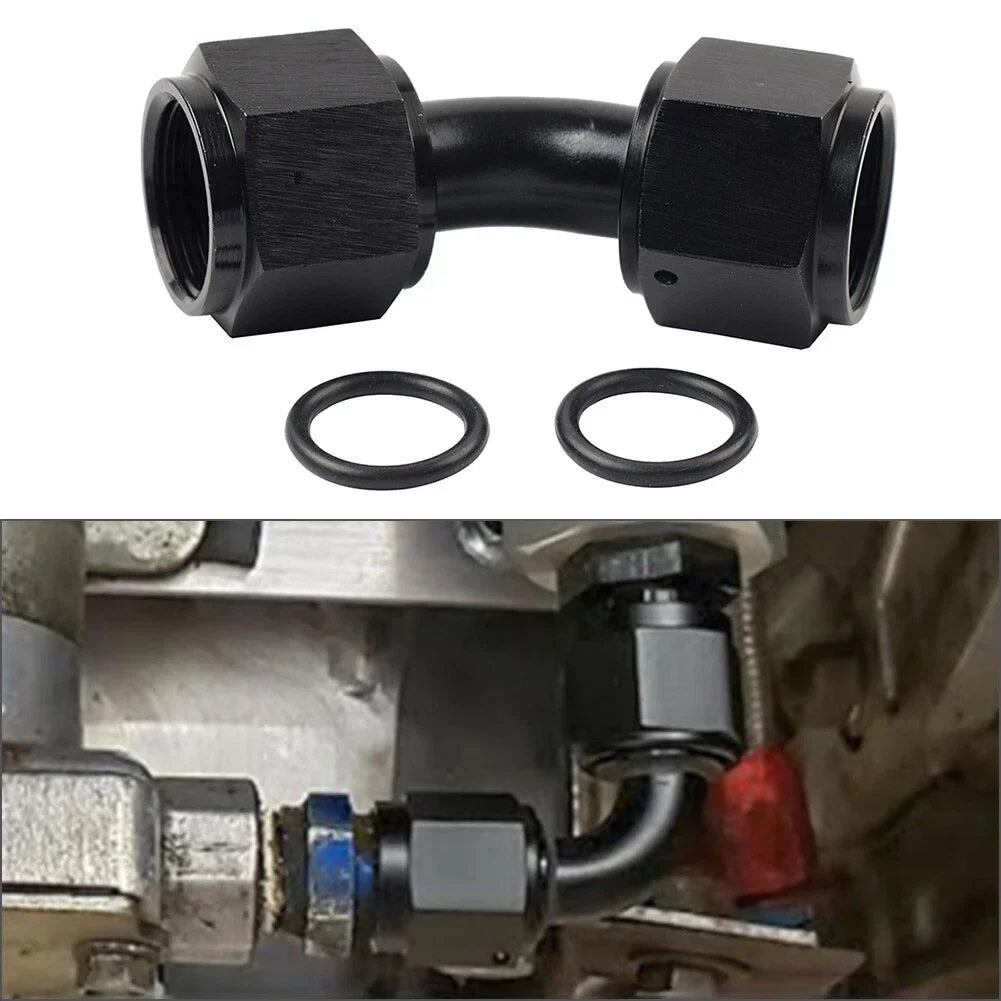8AN Female to Female 45�� Swivel Coupler Fitting Adapter for Car