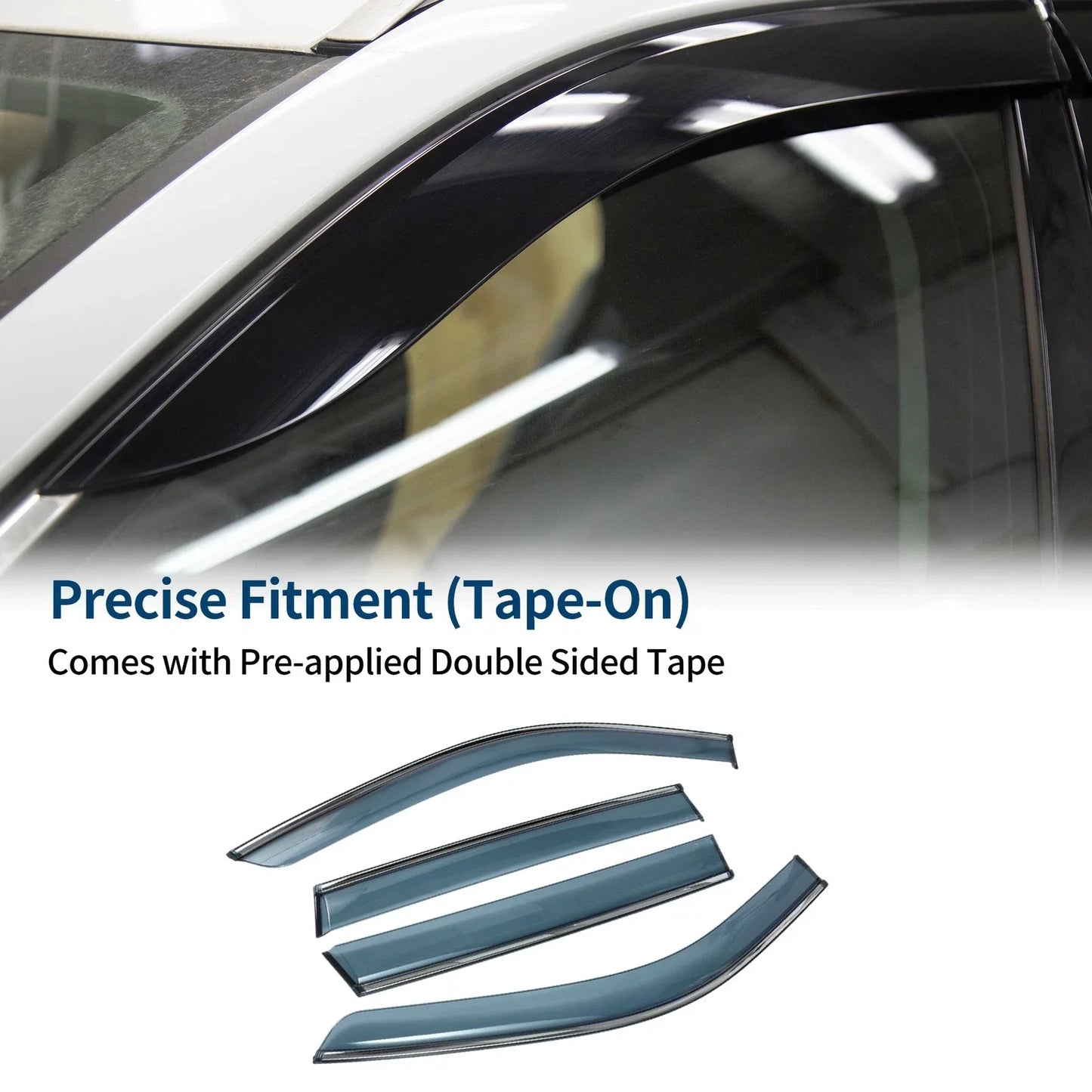 Car Window Deflectors for Honda CR-V Side Window Vent Visors (2023-2024)