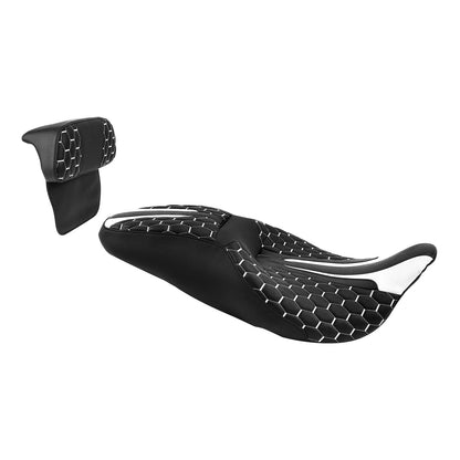 Seat Backrest Pad for Harley Touring Road King Glide (2014 - 2023)