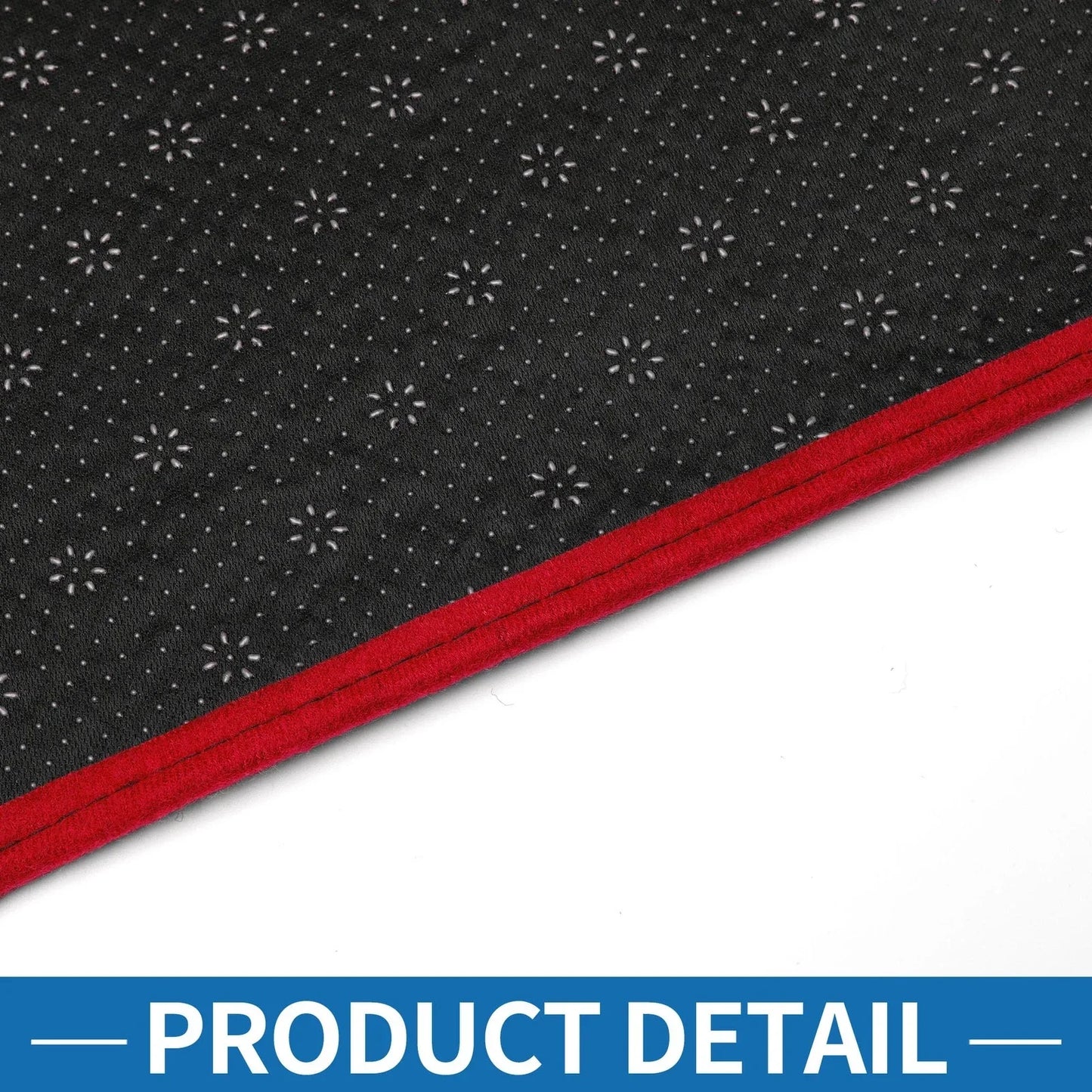 Dashboard Cover Mat for Dodge Challenger Accessories 2015-2024 Black Red