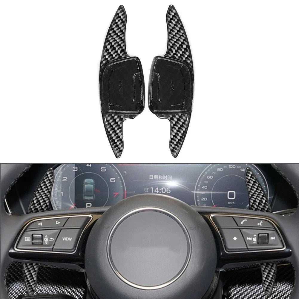 Steering Wheel Shift Paddle Extensions for Audi A3 A4 A5 A7 Q3 Q7 S4 S5 S8 (2010-2023)