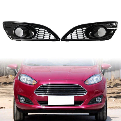 Front Bumper Grilles Fog Light Covers for Ford Fiesta (2012-2016)