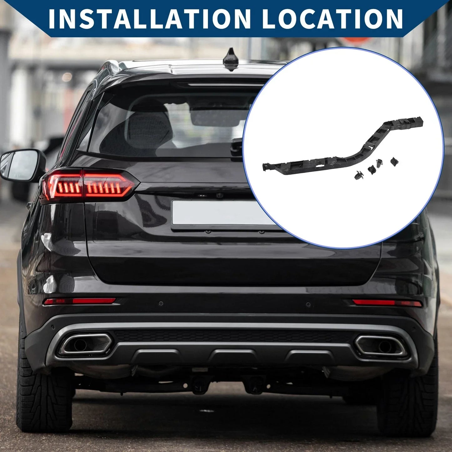 Right Rear Bumper Support Bracket for Honda Accord (2006-2007)