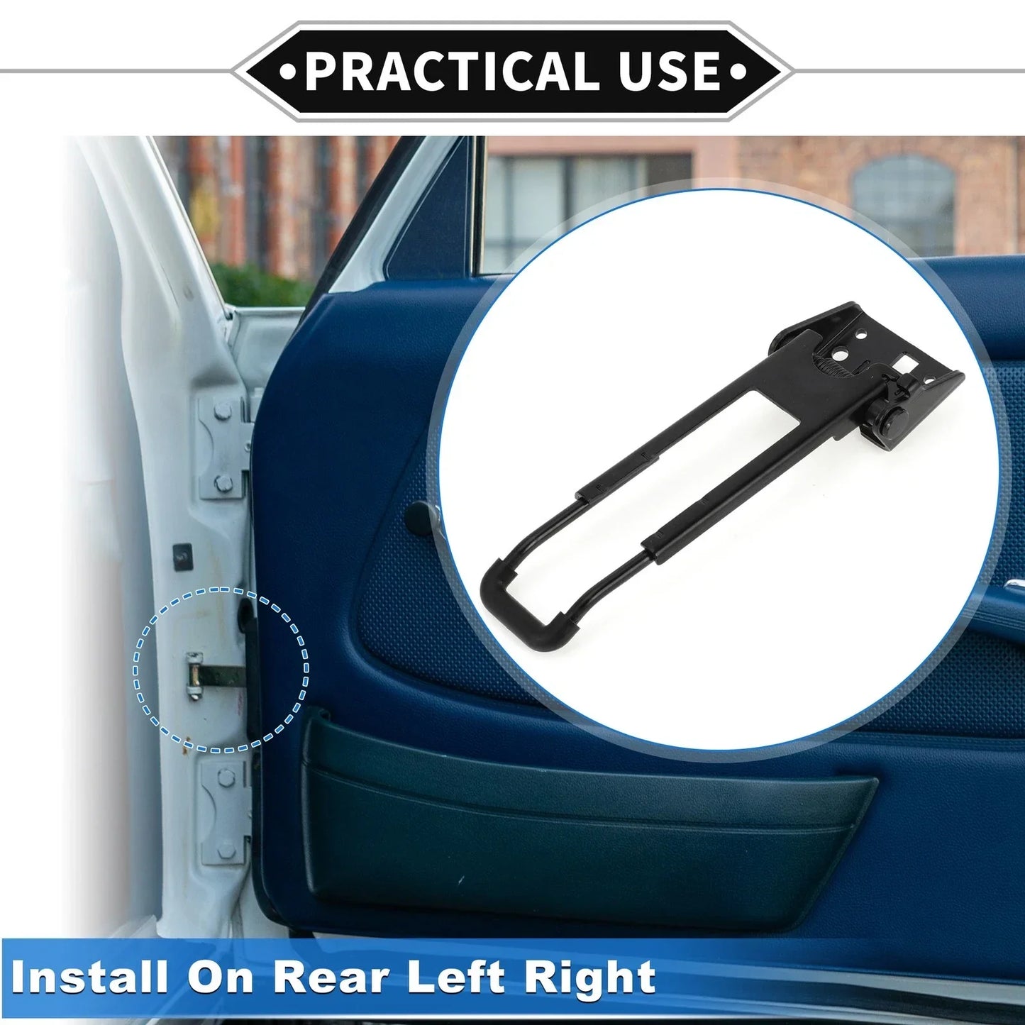 Rear Door Check Strap Stopper for Dodge Sprinter 2500 3500 (2003-2018)