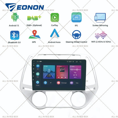 Apple CarPlay Stereo GPS Navi for Hyundai i20 (2014-2023)