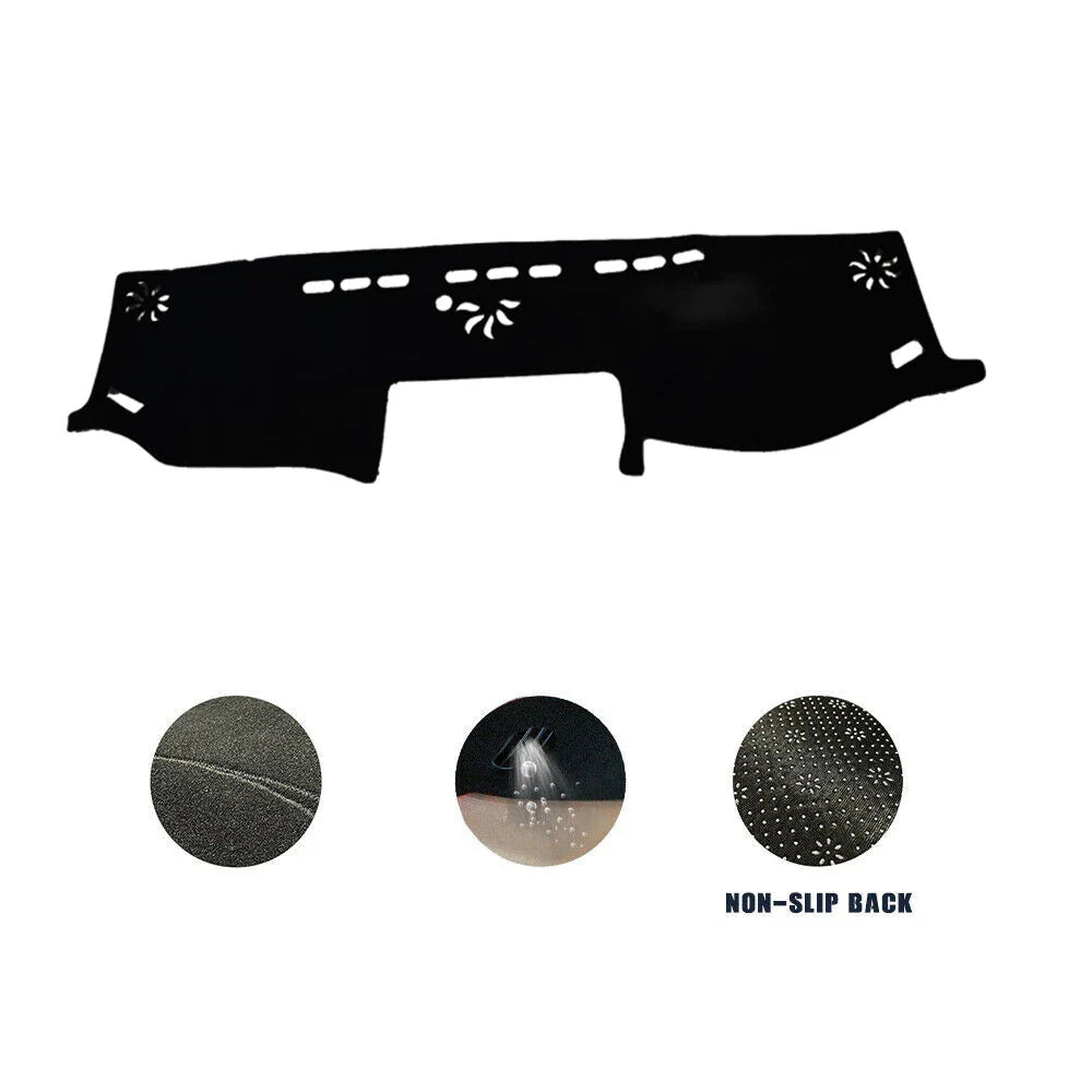 Non-Slip Dash Mat for Lexus LX570 LX450d SUV (2016-2021) Black