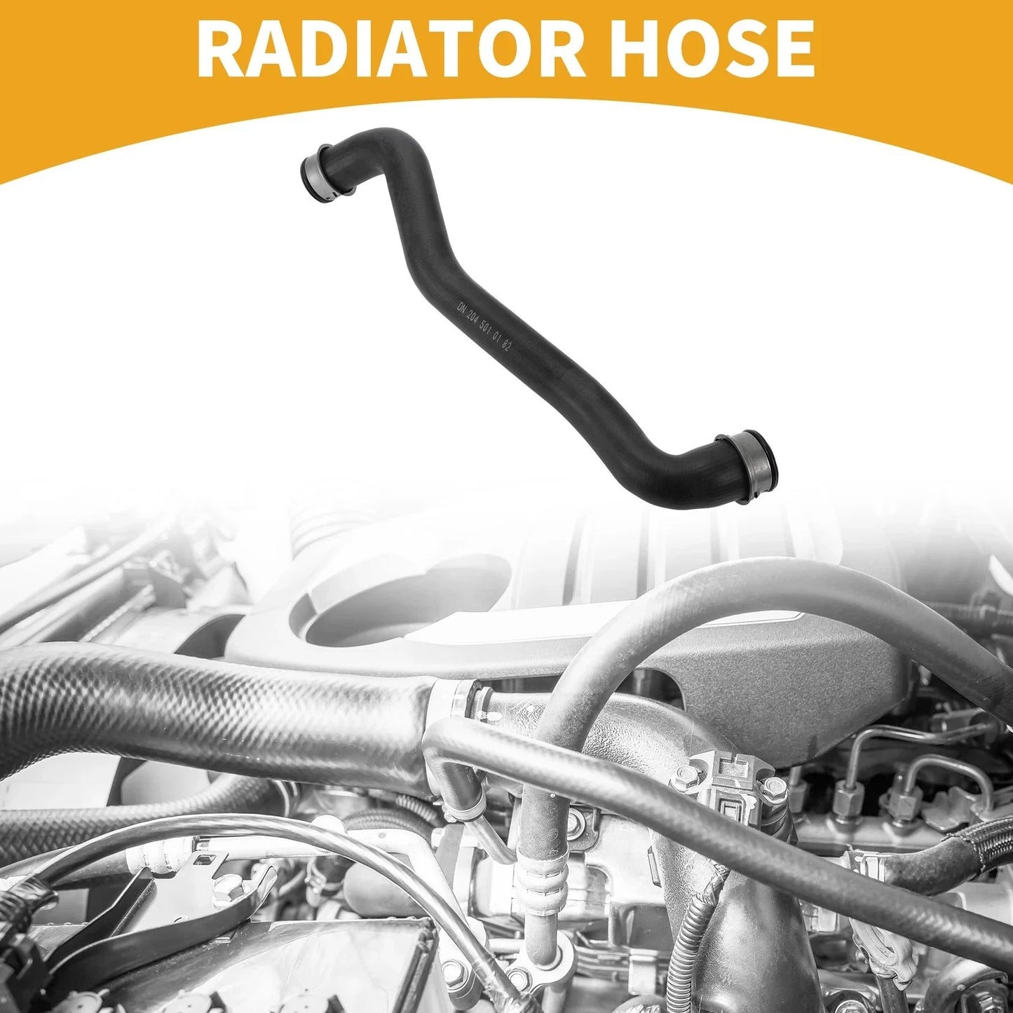 Radiator Hose for Mercedes Benz C Class W204 C180 C200 (2007-2014)