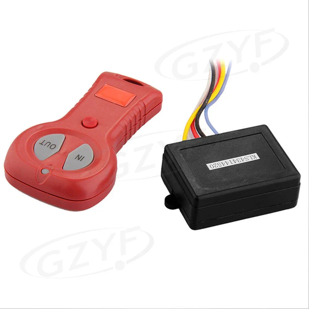 Waterproof Wireless Winch Remote Control Set for Jeep ATV SUV DC12V