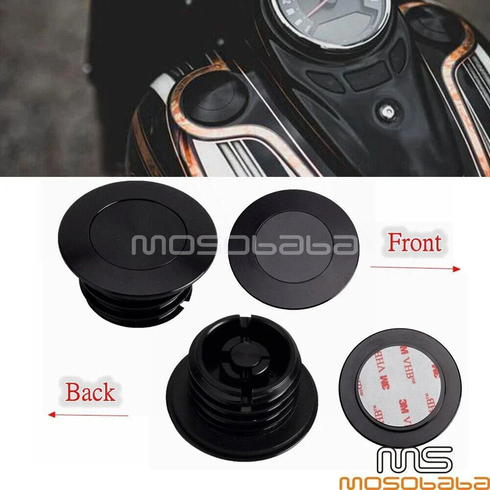 Pop Up Gas Cap w/ Trim for Harley FLSB FLSL FXLR FLFB (2018-2023)