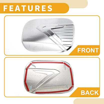 Fuel Tank Door Cap for Hyundai Palisade 2019-2025 Gas Tank Flap Chrome