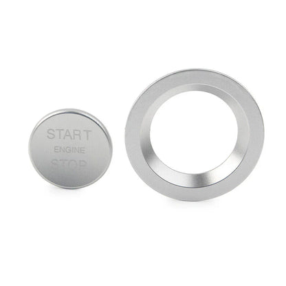 Keyless Engine Push Start Button w/ Ring Cover for Land Rover & Jaguar