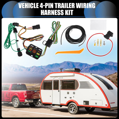 4-Pin Trailer Wiring Harness Kit for Hyundai Tucson (2010-2018)