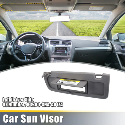 Car Sun Visor for Honda Civic 2006-2011 2 x 83280-SNA-A01ZA Deep Gray