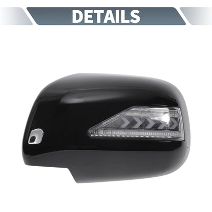 Rearview Mirror Cover Overlay Gloss Black for Lexus RX330 RX350 (2003)