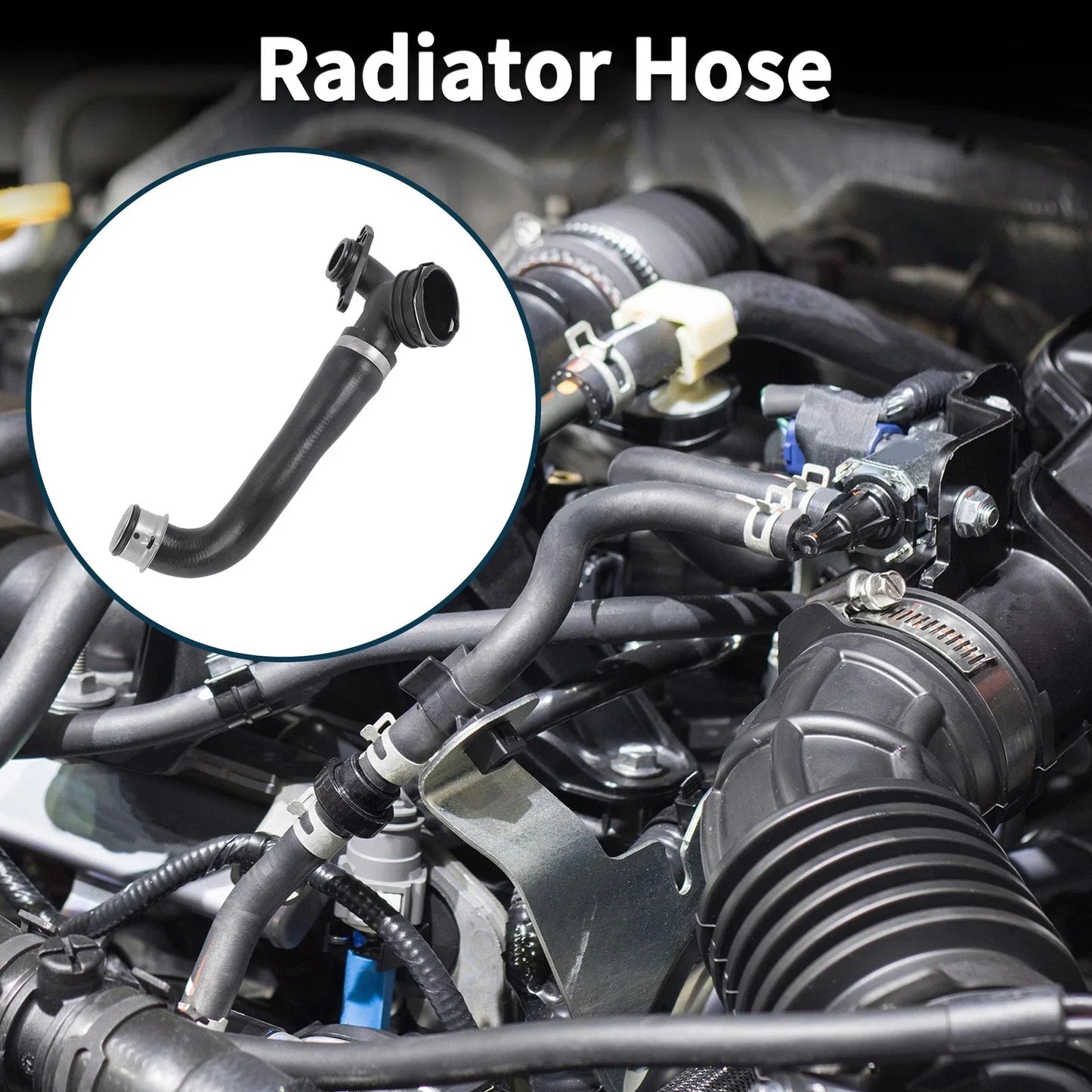 Radiator Hose for Porsche Panamera 2010-2016 Upper Hose 2 x 97010623201