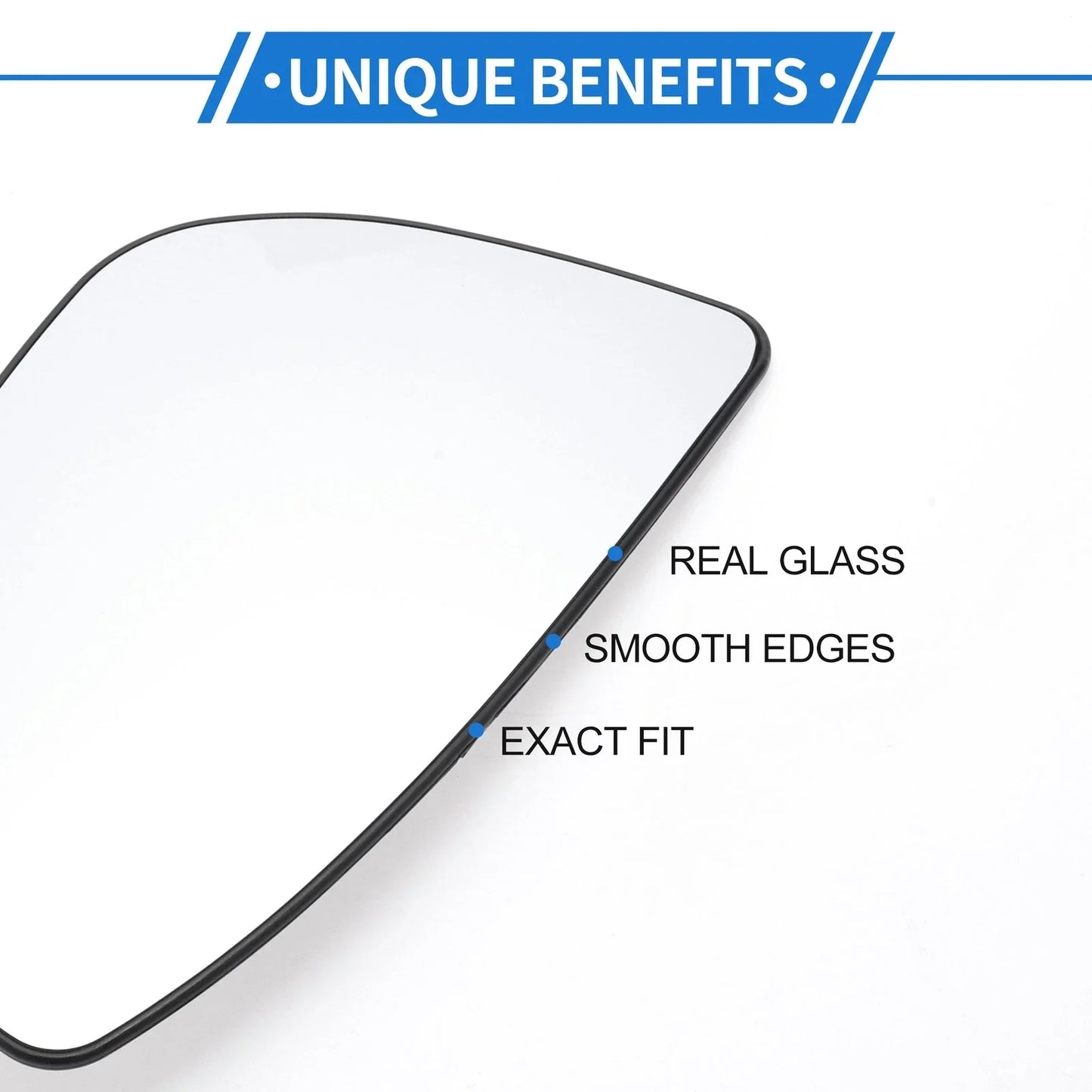 Heated Driver Side Mirror Glass for Hyundai Bayon (2021-2024)