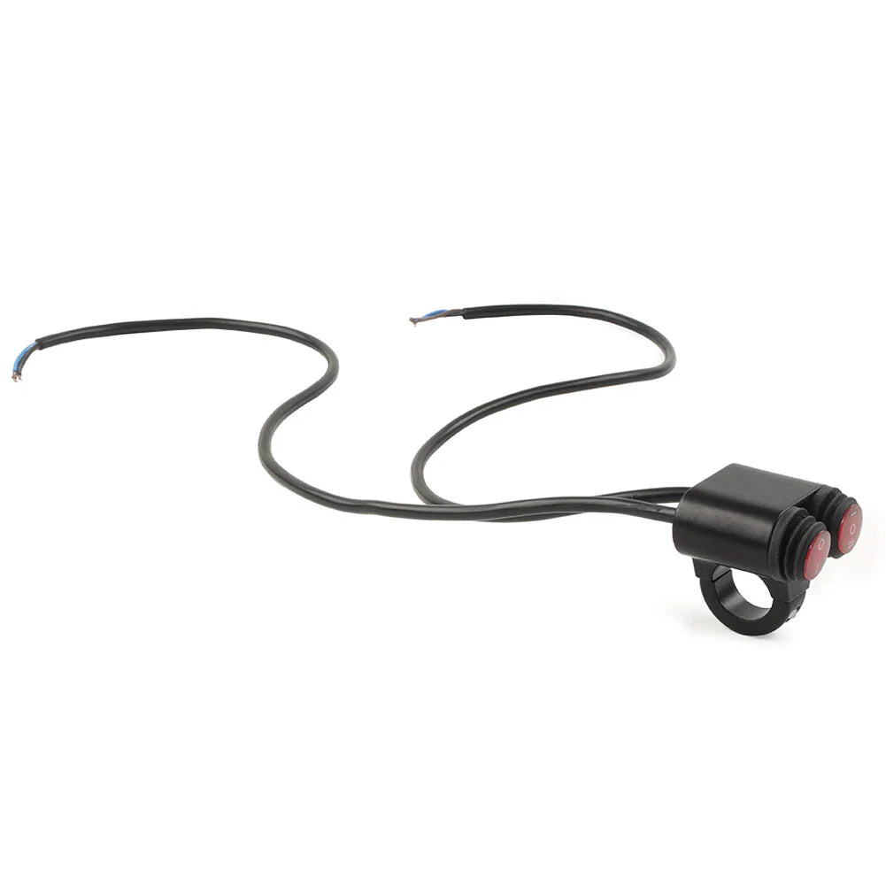 7/8'' 22mm Motorcycle Headlight Fog Spot Light Dual Switch 12V