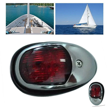 LED Red Navigation Light for Boat Marine Yacht Waterproof Signal Bulb Lamp
