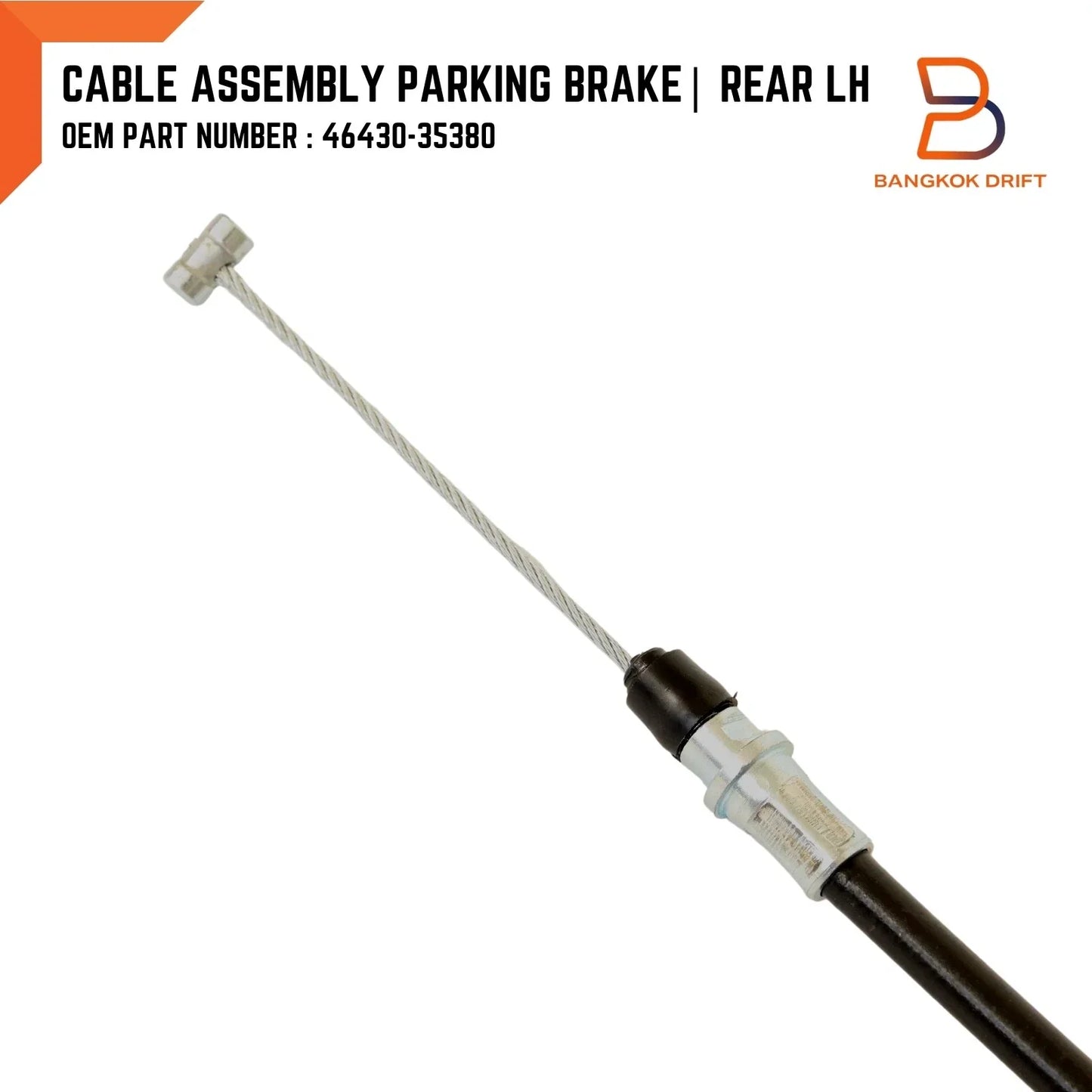 Rear Left Parking Brake Cable for Toyota Hilux LN85 LN90 (88-96)