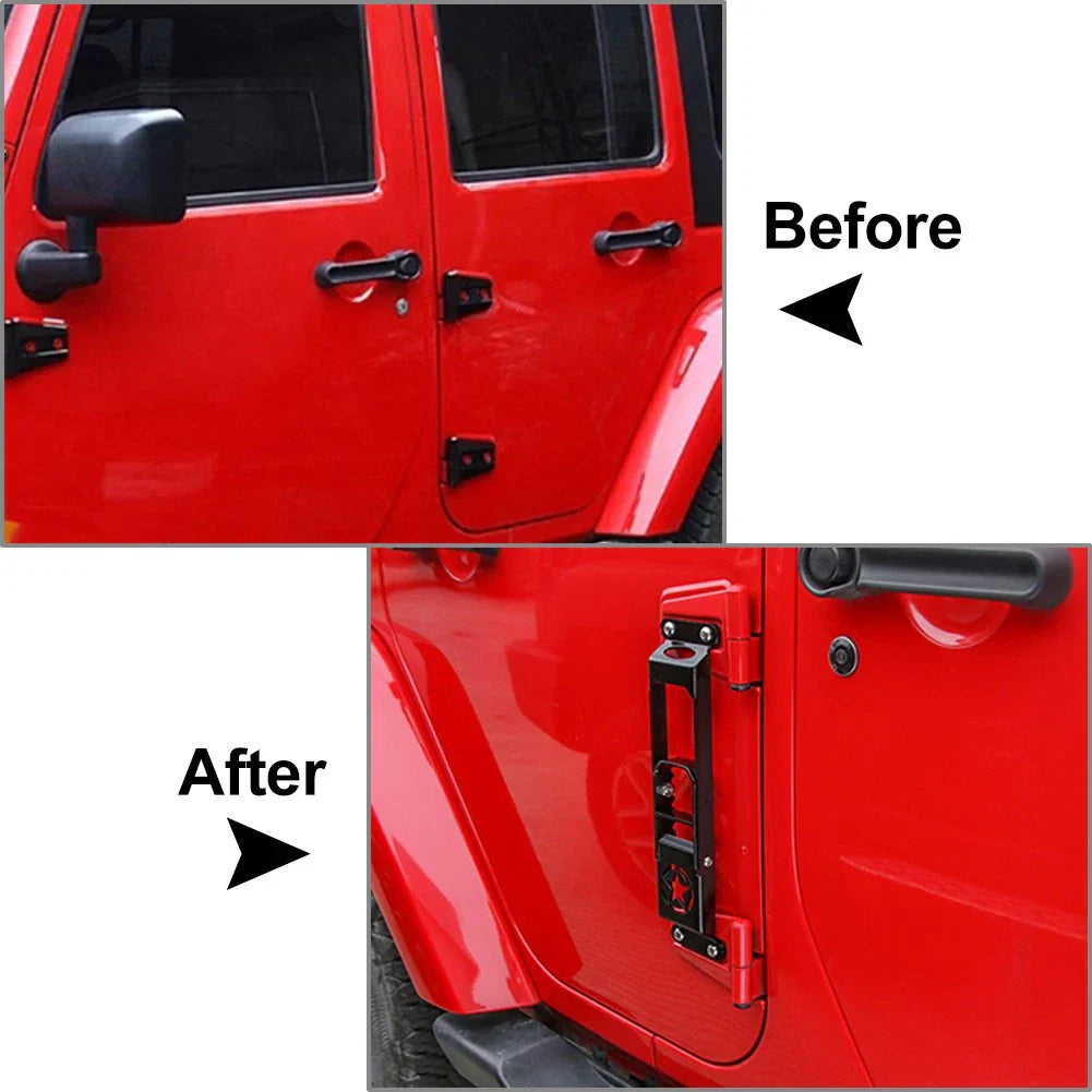 Foot Pegs for Jeep Wrangler JK 2007-2017 & JL 2018-2022