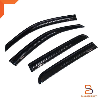 Side Visor Rain Shield Wind Deflector for Toyota Hilux Vigo (2005-2014)