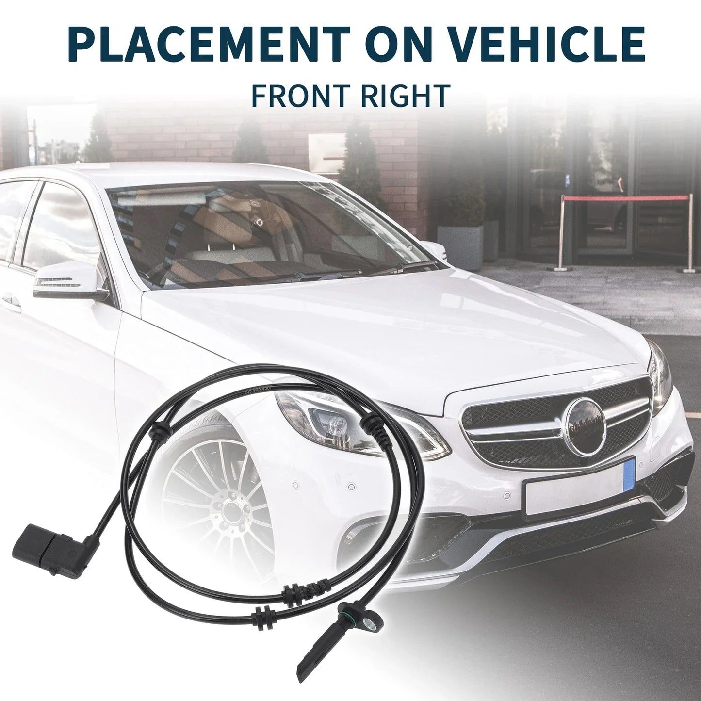 Front Right ABS Wheel Speed Sensor for Mercedes-Benz C300 (2015-2023)