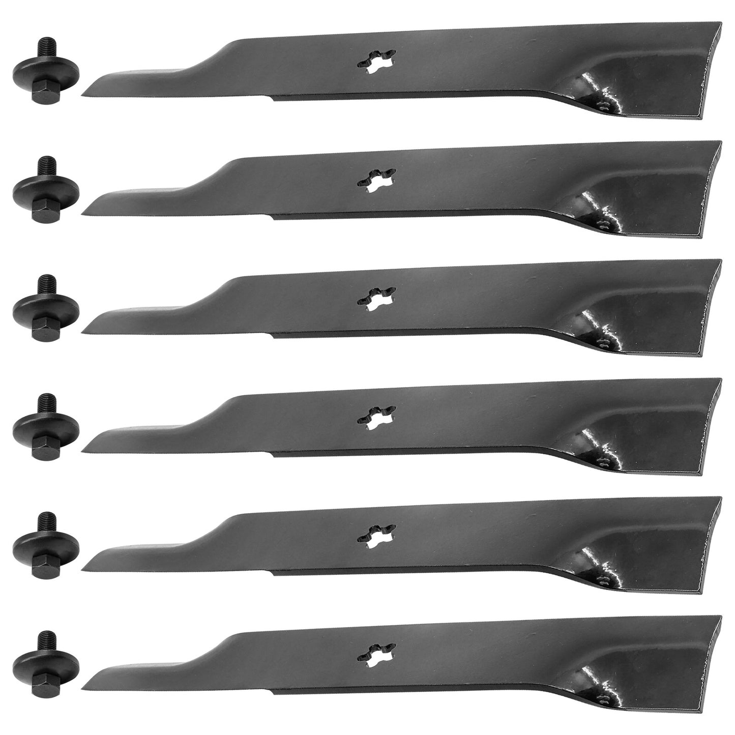 48 Inch Deck Blades with Bolts Replacement for Husqvarna Dixon (2000–2015)