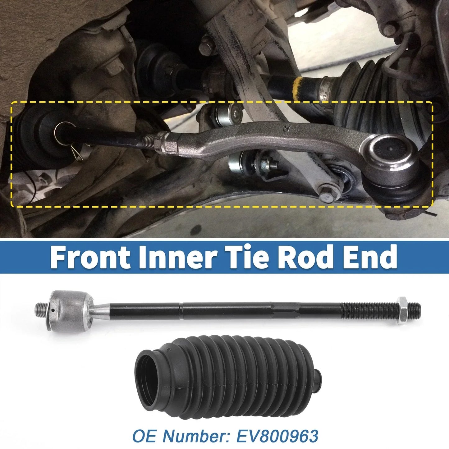 4pcs Front Inner Tie Rod End Links for Chrysler 300 (2011-2014)