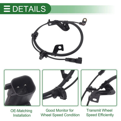 ABS Wheel Speed Sensor for Dodge Journey (2011-2020) - 1 x Left Rear Sensor