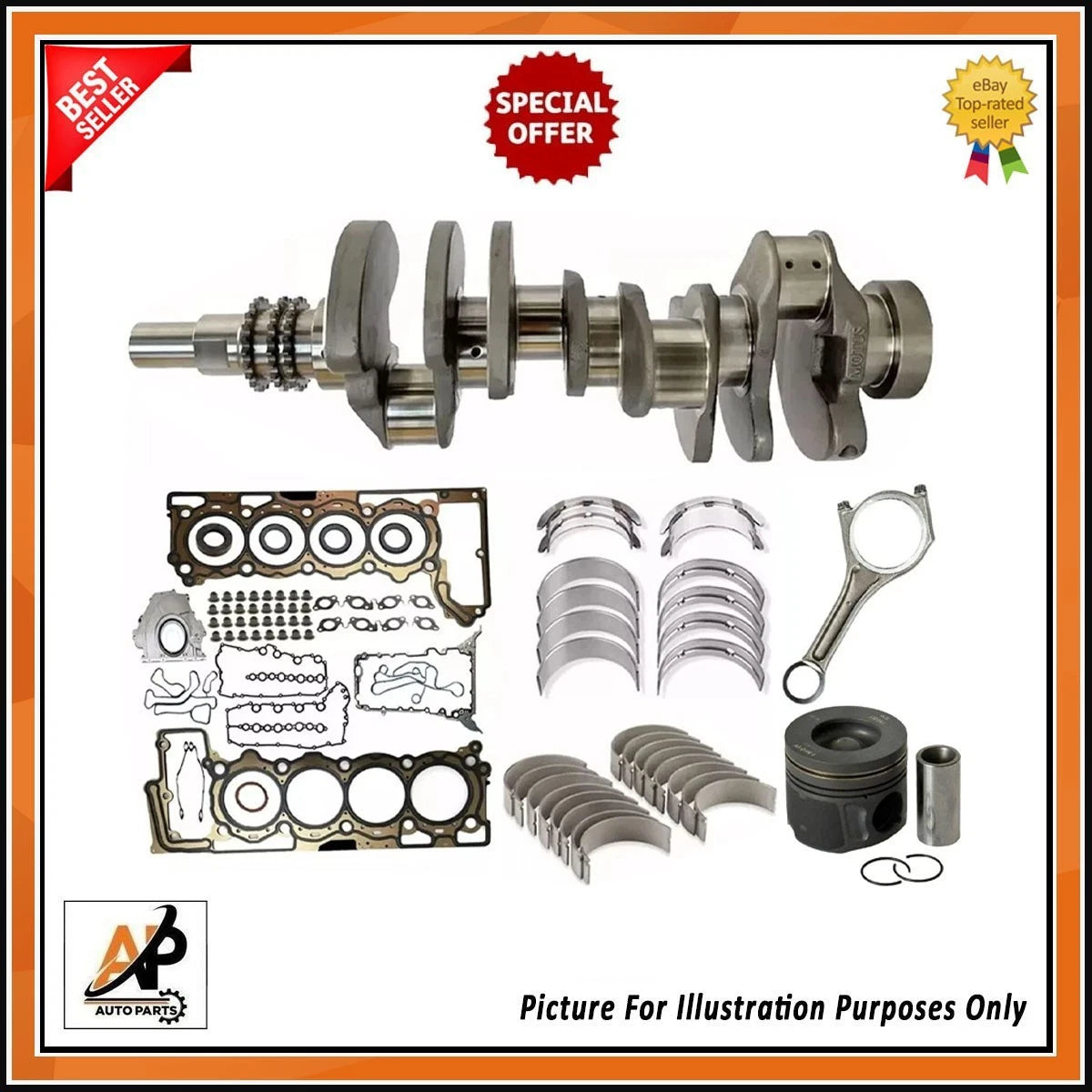 Crankshaft Rebuild Kit for Range Rover Sport II L494 448DT (2014–2022)