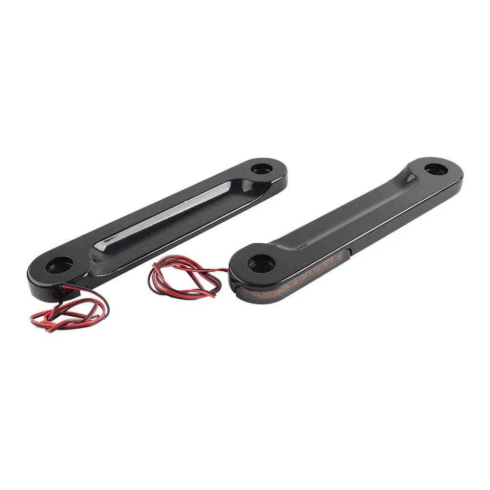 LED Flush Fork Turn Signal Brackets for Harley Street Electra Glide (2014-2023)